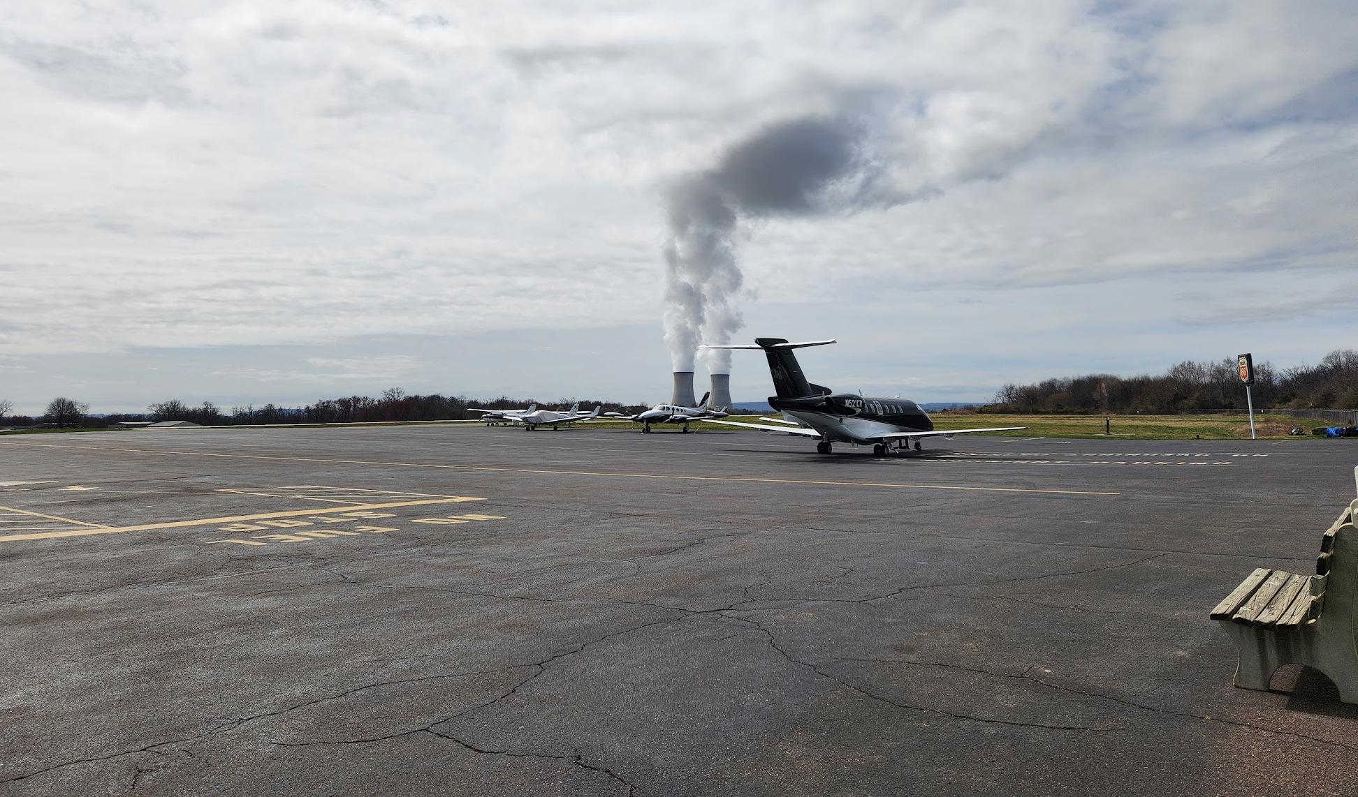 Heritage Field Airport outside Pitcairn FBO
